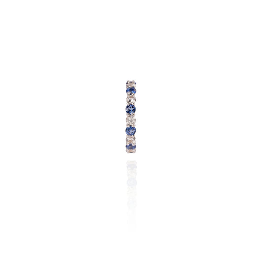 Sapphire ring (corbflower blue and white)