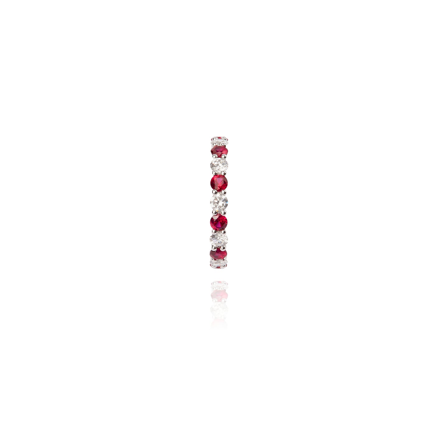 Ruby and diamond ring