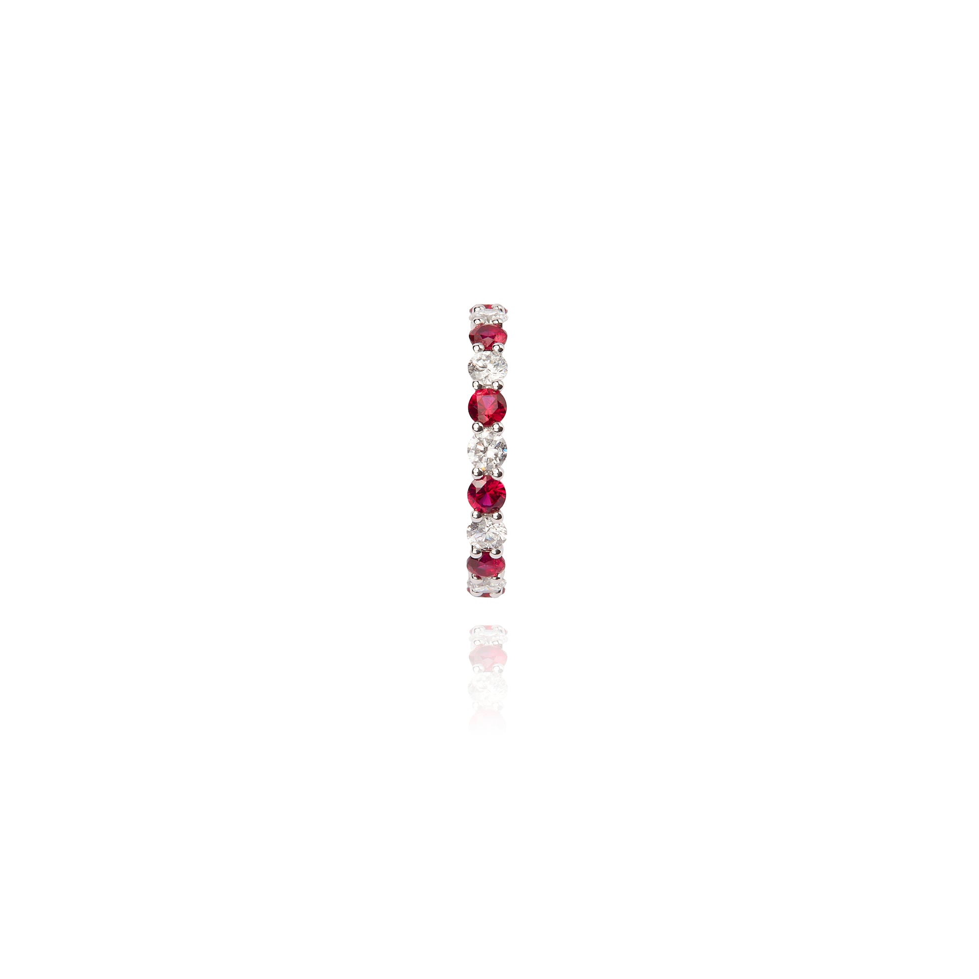 Ruby and diamond ring